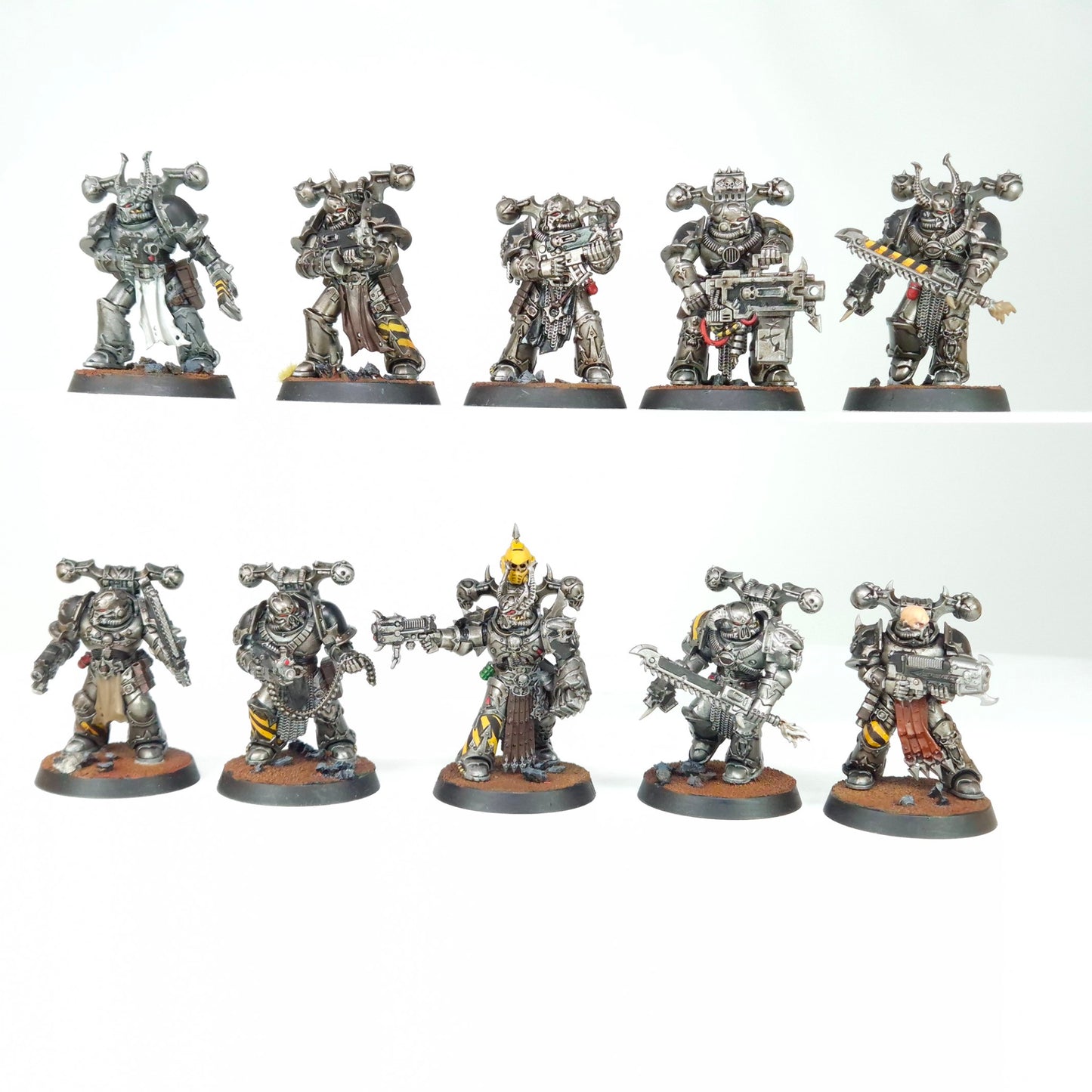 Legionnaires - Iron Warriors - Chaos Space Marines - Warhammer 40k