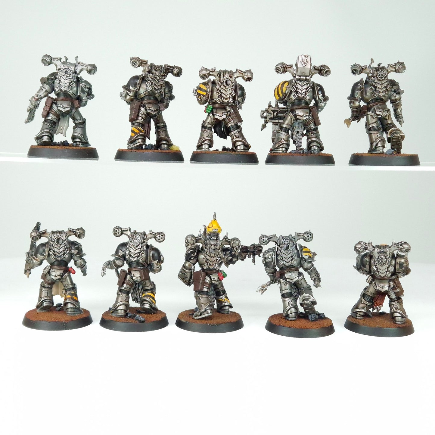 Legionnaires - Iron Warriors - Chaos Space Marines - Warhammer 40k