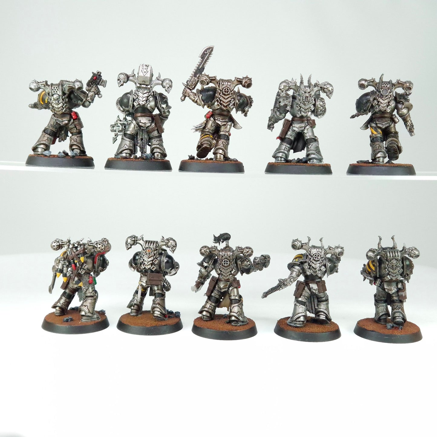 Legionnaires - Iron Warriors - Chaos Space Marines - Warhammer 40k