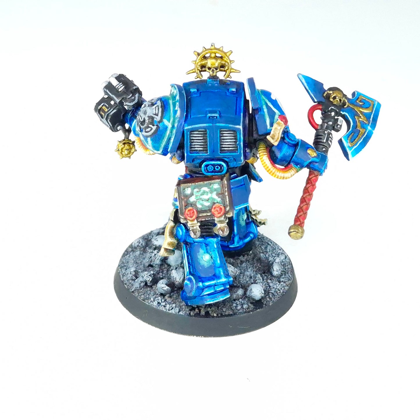 Librarian in Terminator Armour - Ultramarines - Space Marines - Warhammer 40k