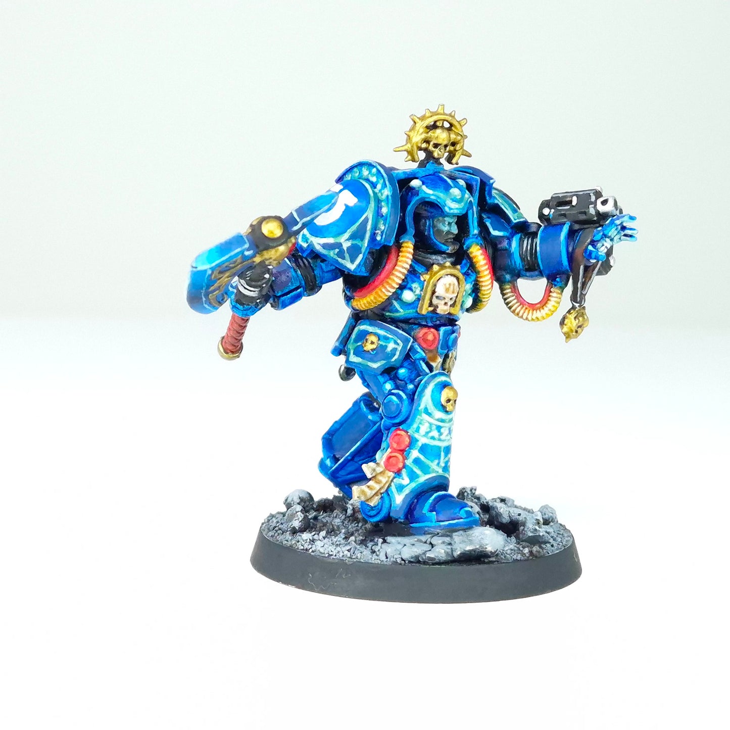 Librarian in Terminator Armour - Ultramarines - Space Marines - Warhammer 40k