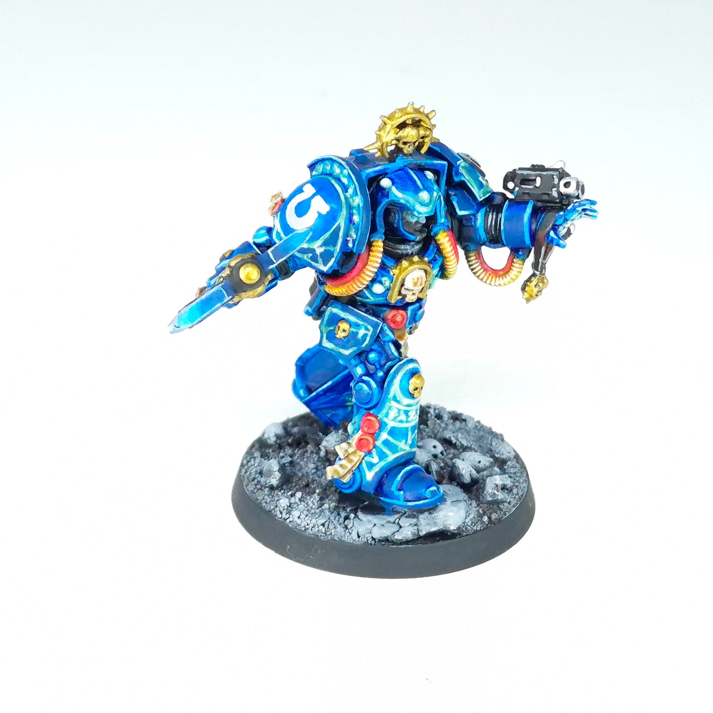 Librarian in Terminator Armour - Ultramarines - Space Marines - Warhammer 40k
