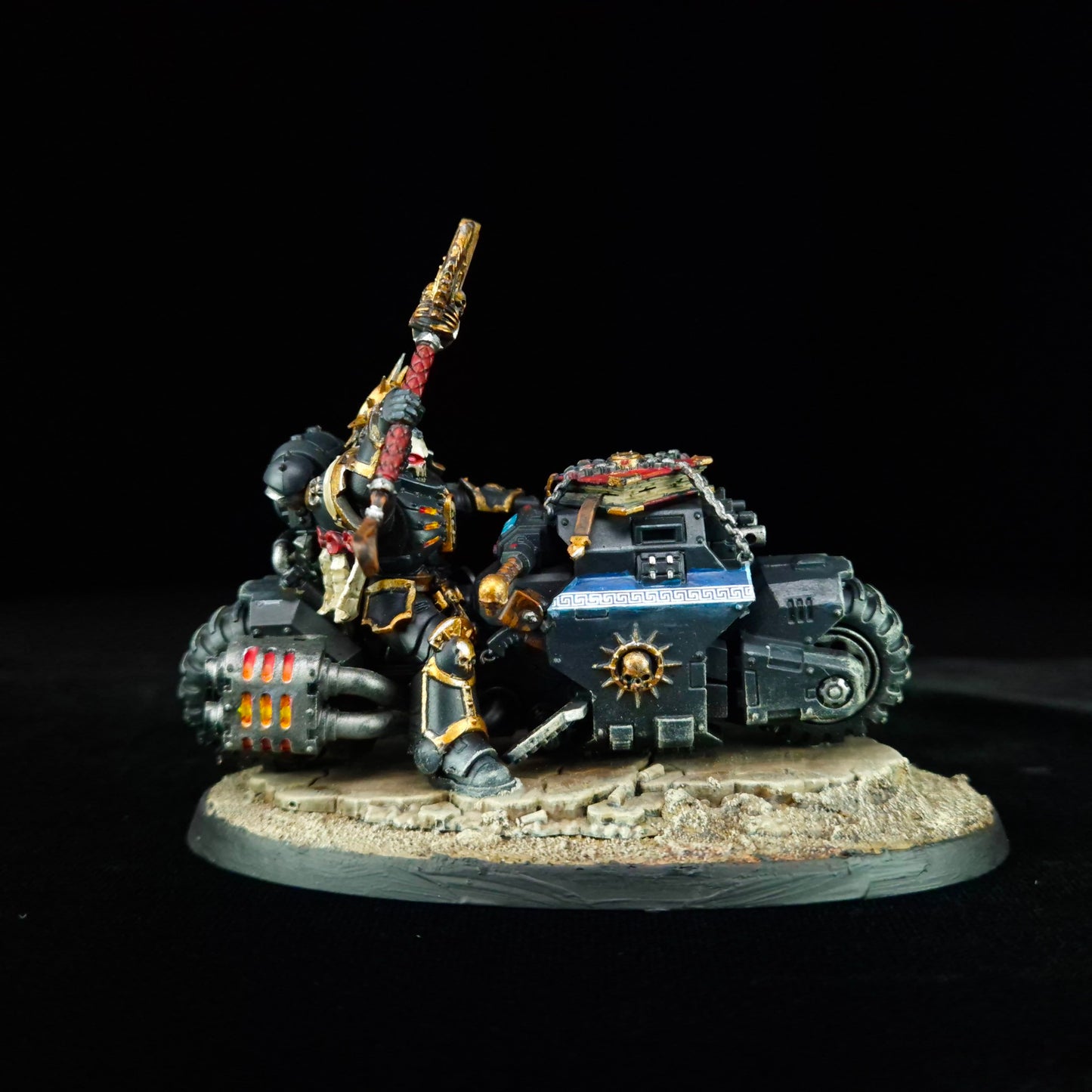 Chaplain on Bike - Ultramarines - Space Marines - Warhammer 40k