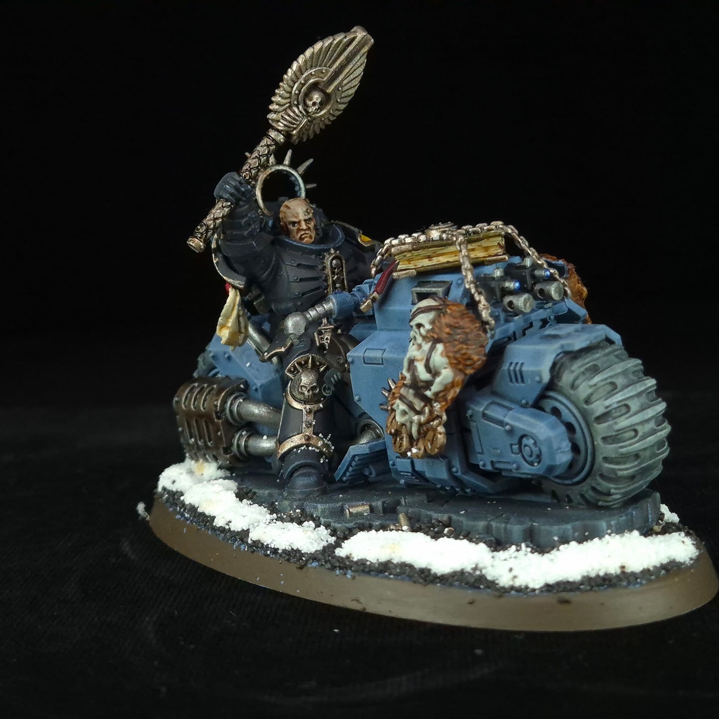 Chaplain on Bike - Space Wolves - Space Marines - Warhammer 40k