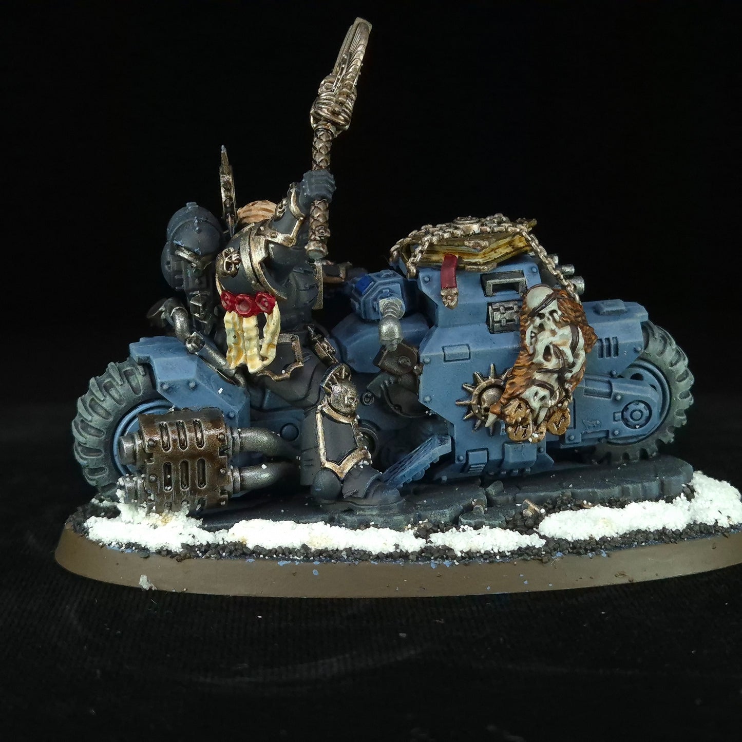 Chaplain on Bike - Space Wolves - Space Marines - Warhammer 40k