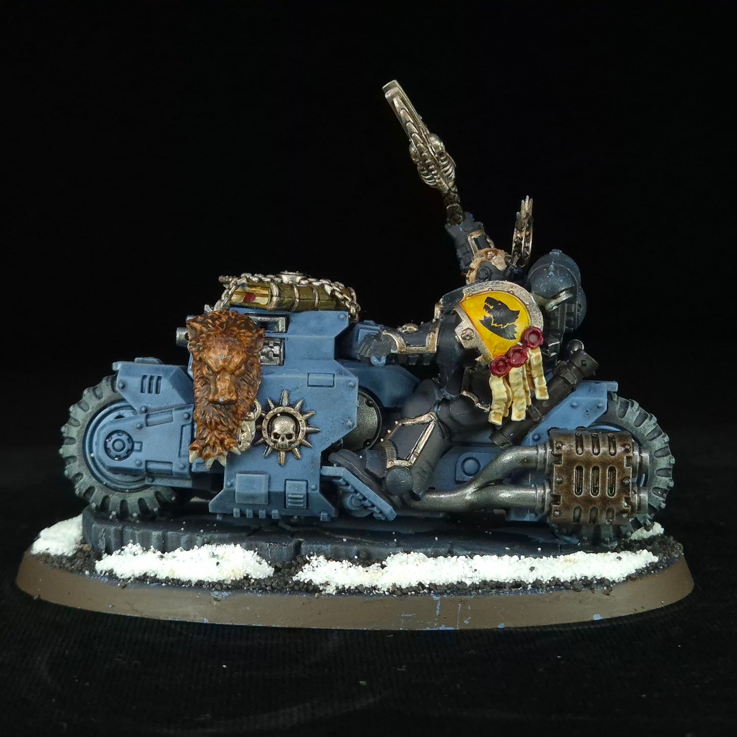 Chaplain on Bike - Space Wolves - Space Marines - Warhammer 40k