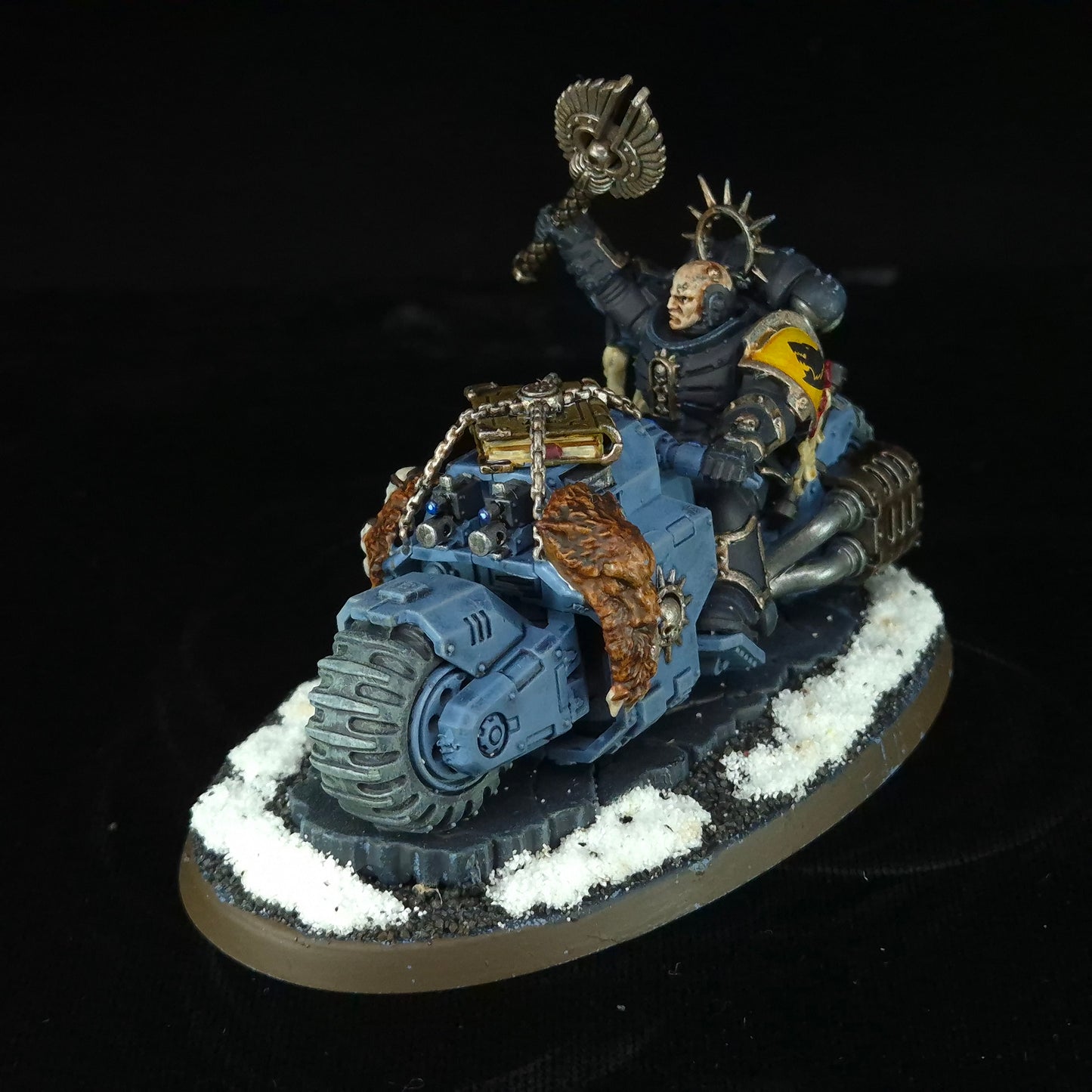 Chaplain on Bike - Space Wolves - Space Marines - Warhammer 40k