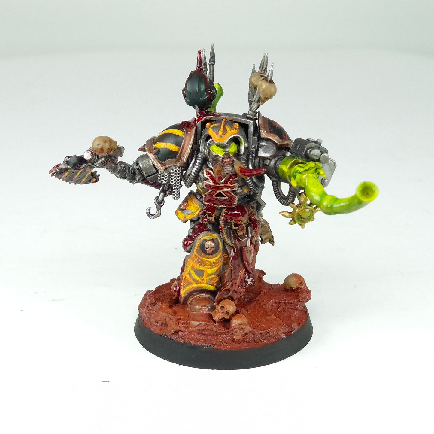 Chaos Sorcerer in Terminator Armour - Iron Warriors - Chaos Space Marines - Warhammer 40k