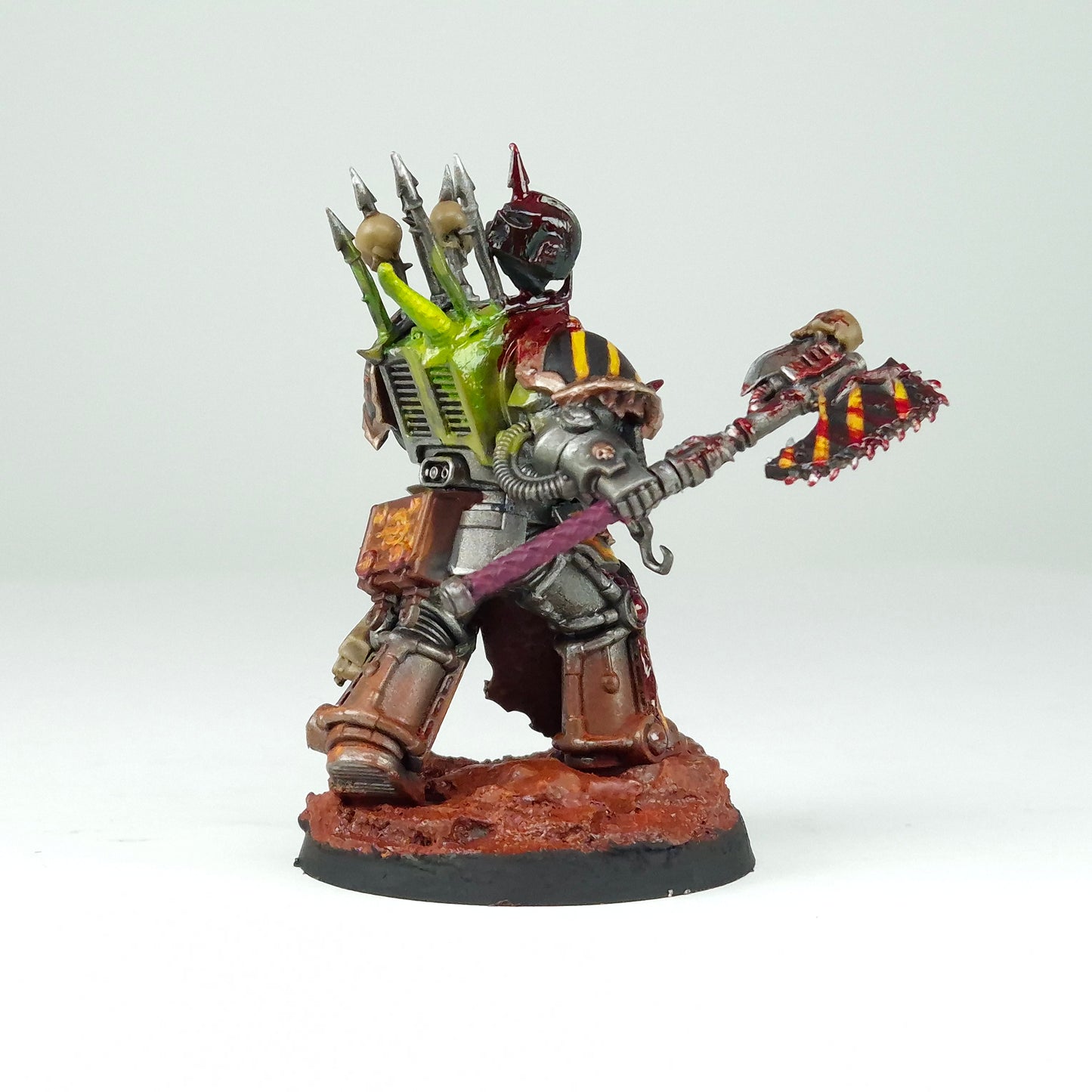 Chaos Sorcerer in Terminator Armour - Iron Warriors - Chaos Space Marines - Warhammer 40k