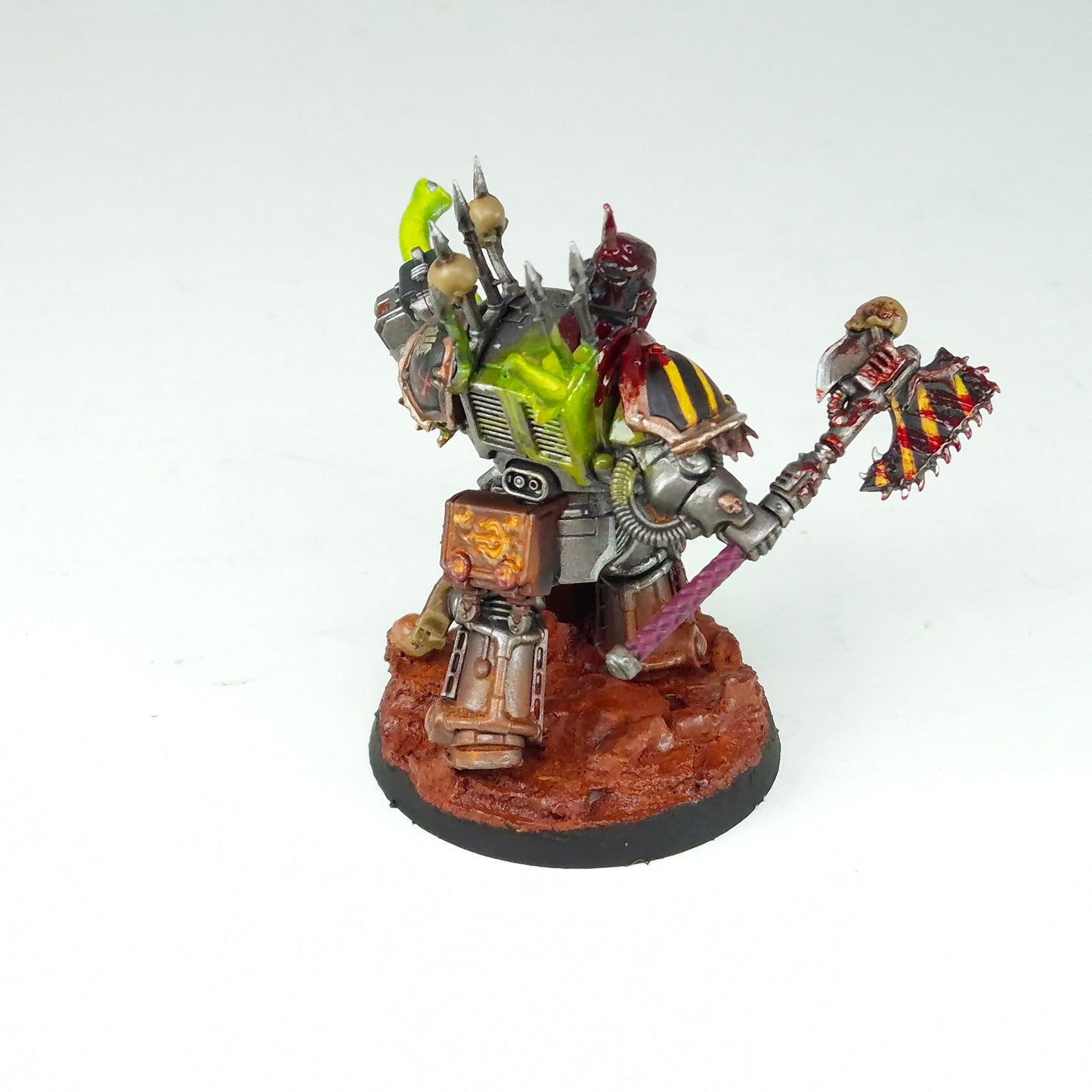 Chaos Sorcerer in Terminator Armour - Iron Warriors - Chaos Space Marines - Warhammer 40k