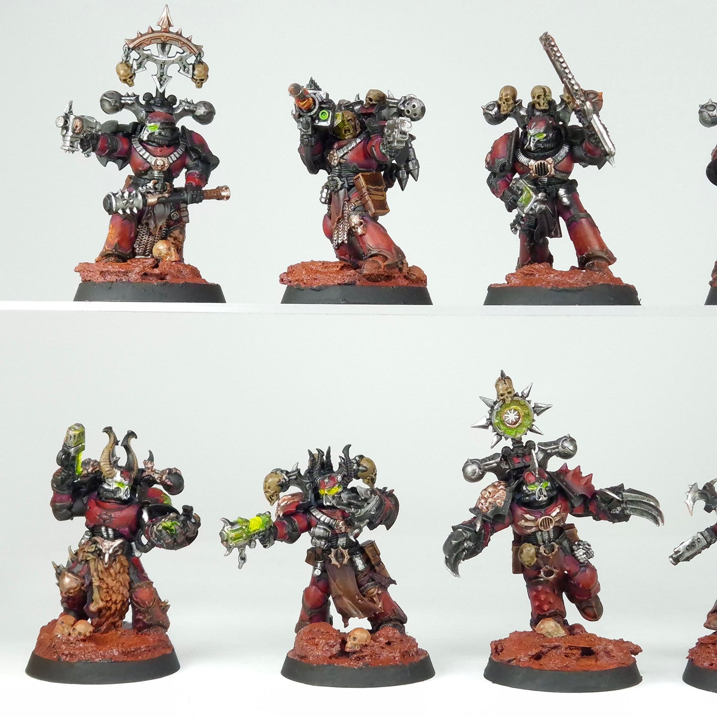 Legionnaires - Red Corsairs - Chaos Space Marines - Warhammer 40k