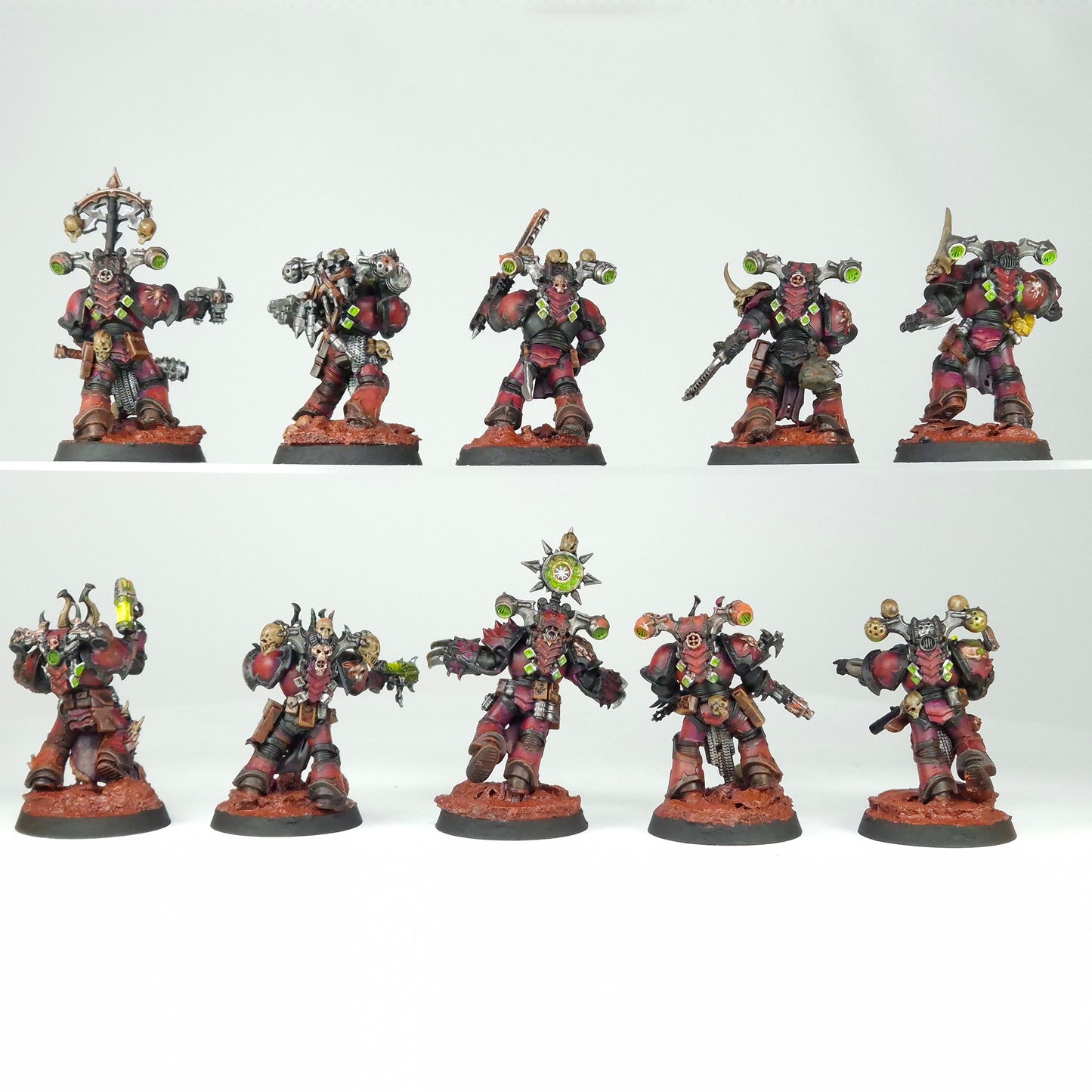 Legionnaires - Red Corsairs - Chaos Space Marines - Warhammer 40k