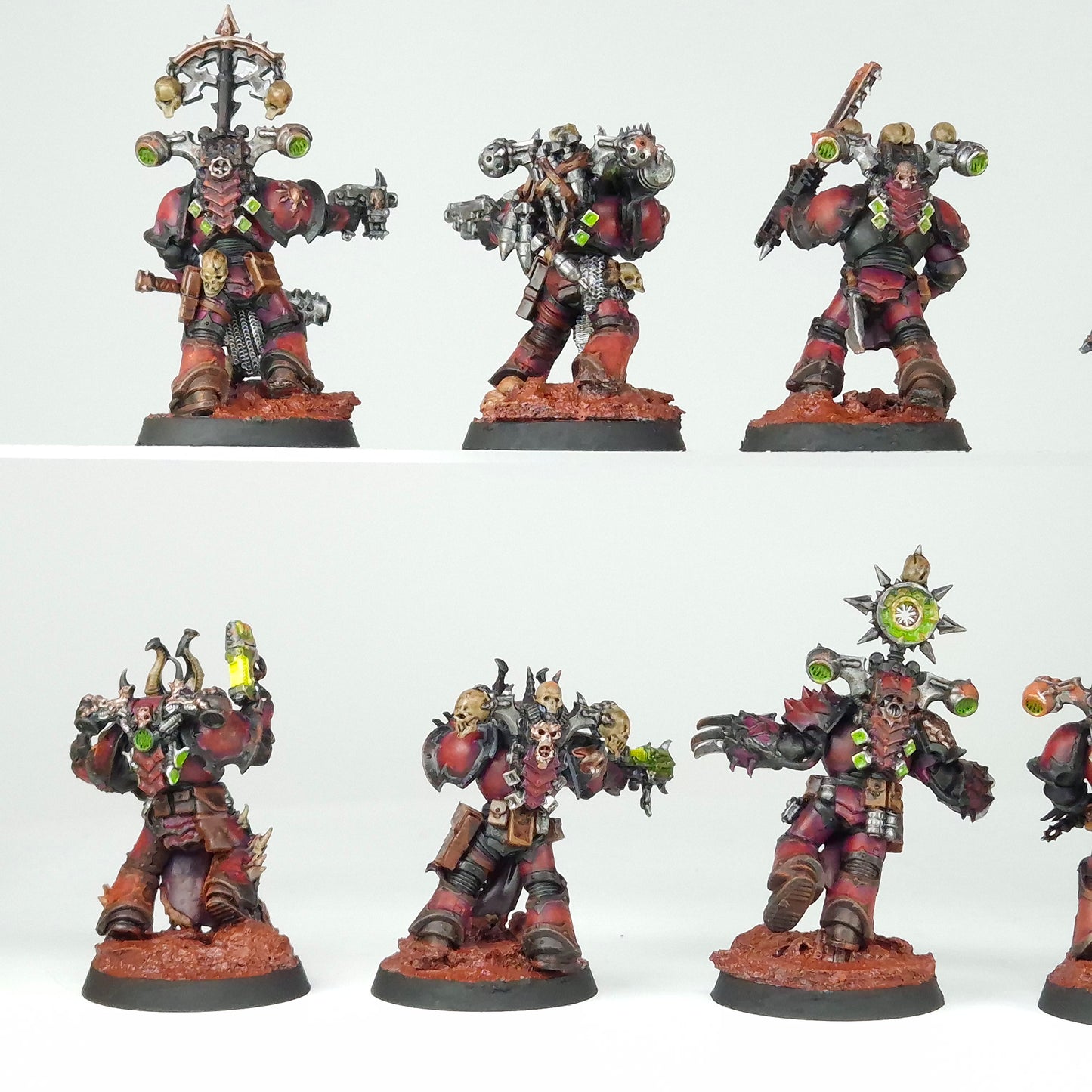 Legionnaires - Red Corsairs - Chaos Space Marines - Warhammer 40k