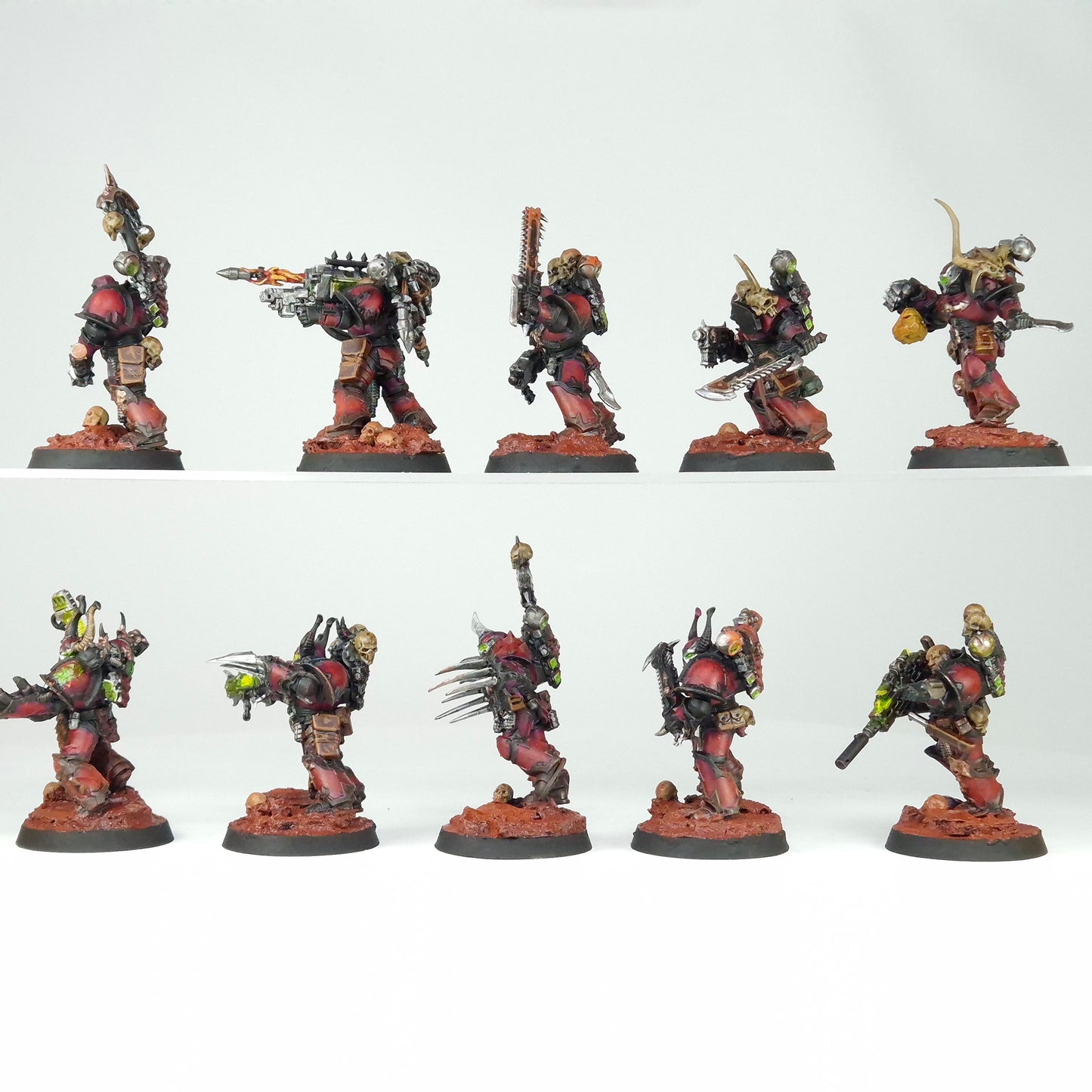 Legionnaires - Red Corsairs - Chaos Space Marines - Warhammer 40k