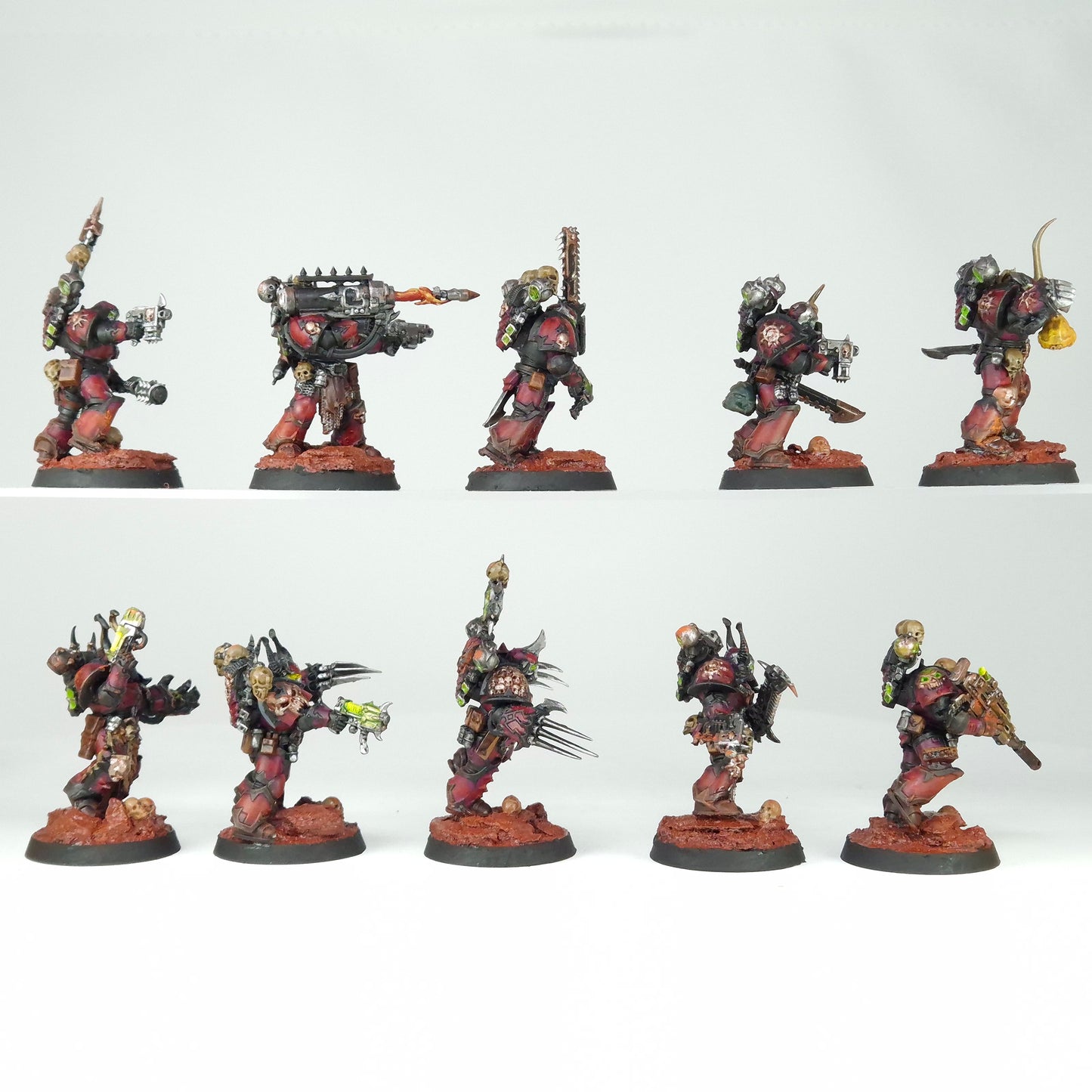 Legionnaires - Red Corsairs - Chaos Space Marines - Warhammer 40k