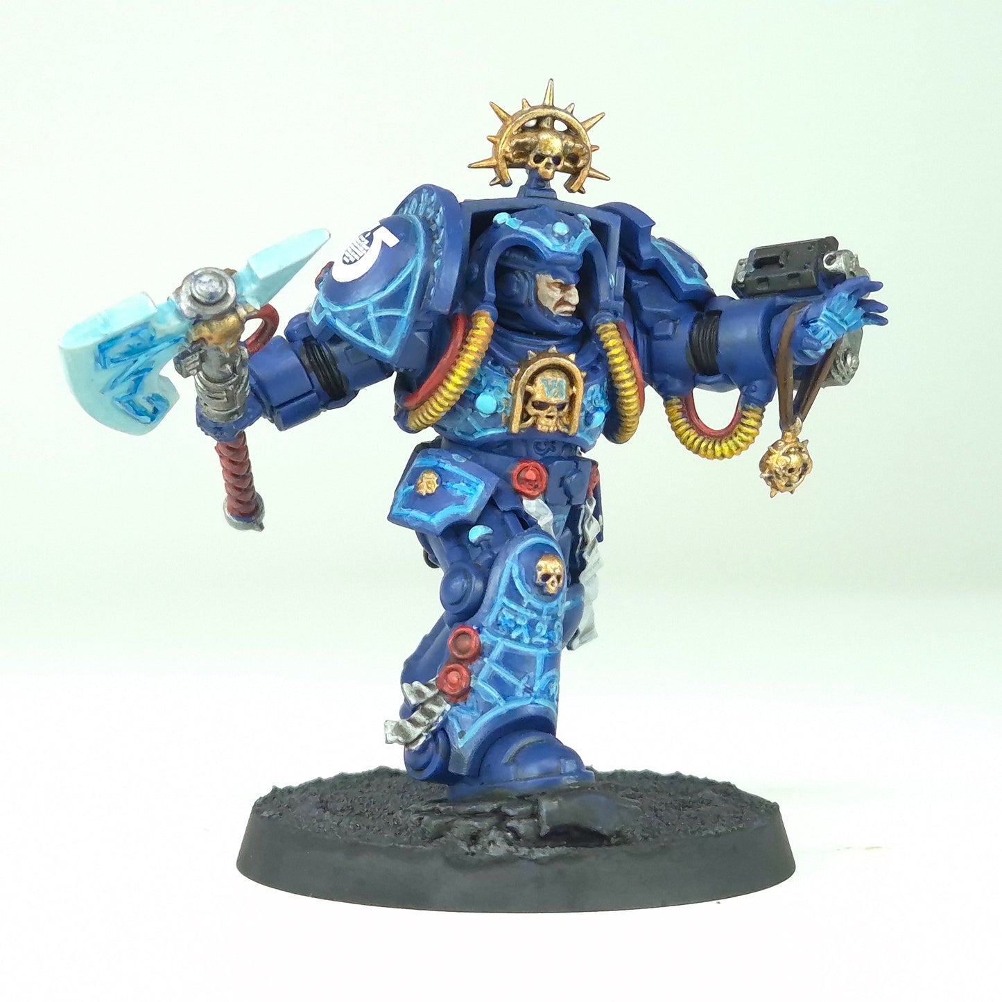 Librarian in Terminator Armour - Ultramarines - Space Marines - Warhammer 40k