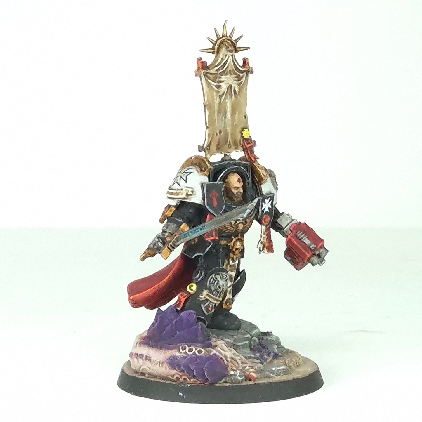 Captain in Terminator Armour - Black Templars - Space Marines - Warhammer 40k