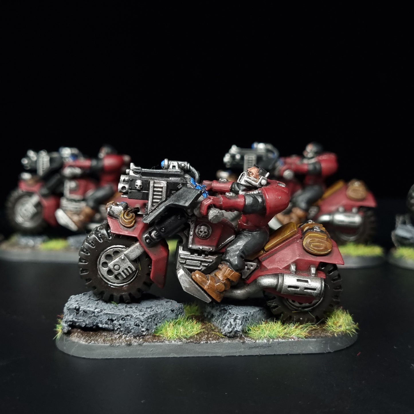 Scout Bikes - Blood Ravens - Space Marines - Warhammer 40k