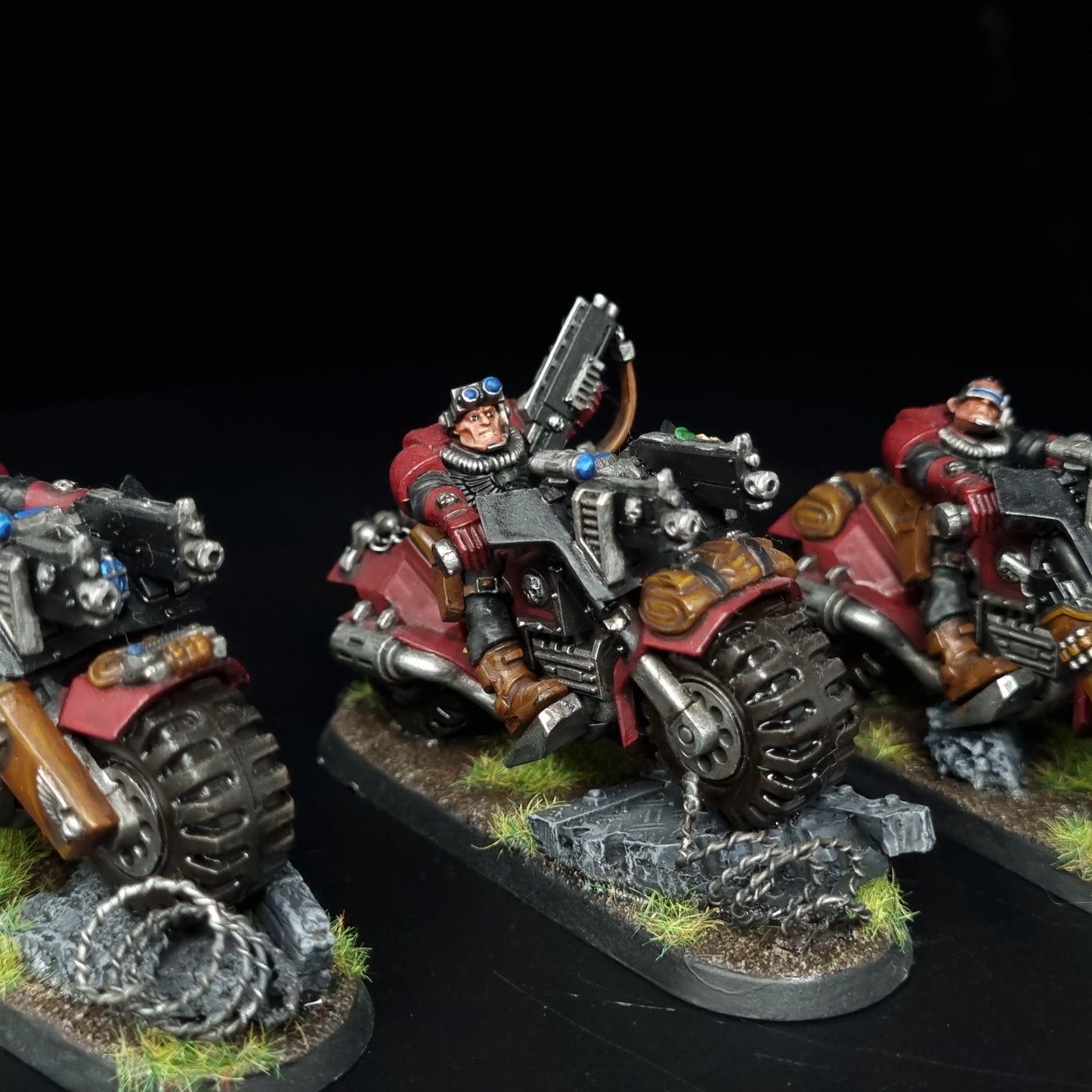 Scout Bikes - Blood Ravens - Space Marines - Warhammer 40k