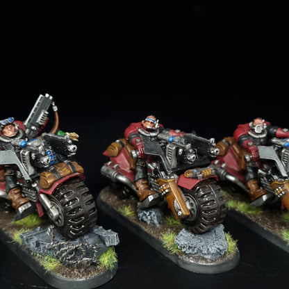 Scout Bikes - Blood Ravens - Space Marines - Warhammer 40k