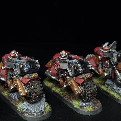 Scout Bikes - Blood Ravens - Space Marines - Warhammer 40k