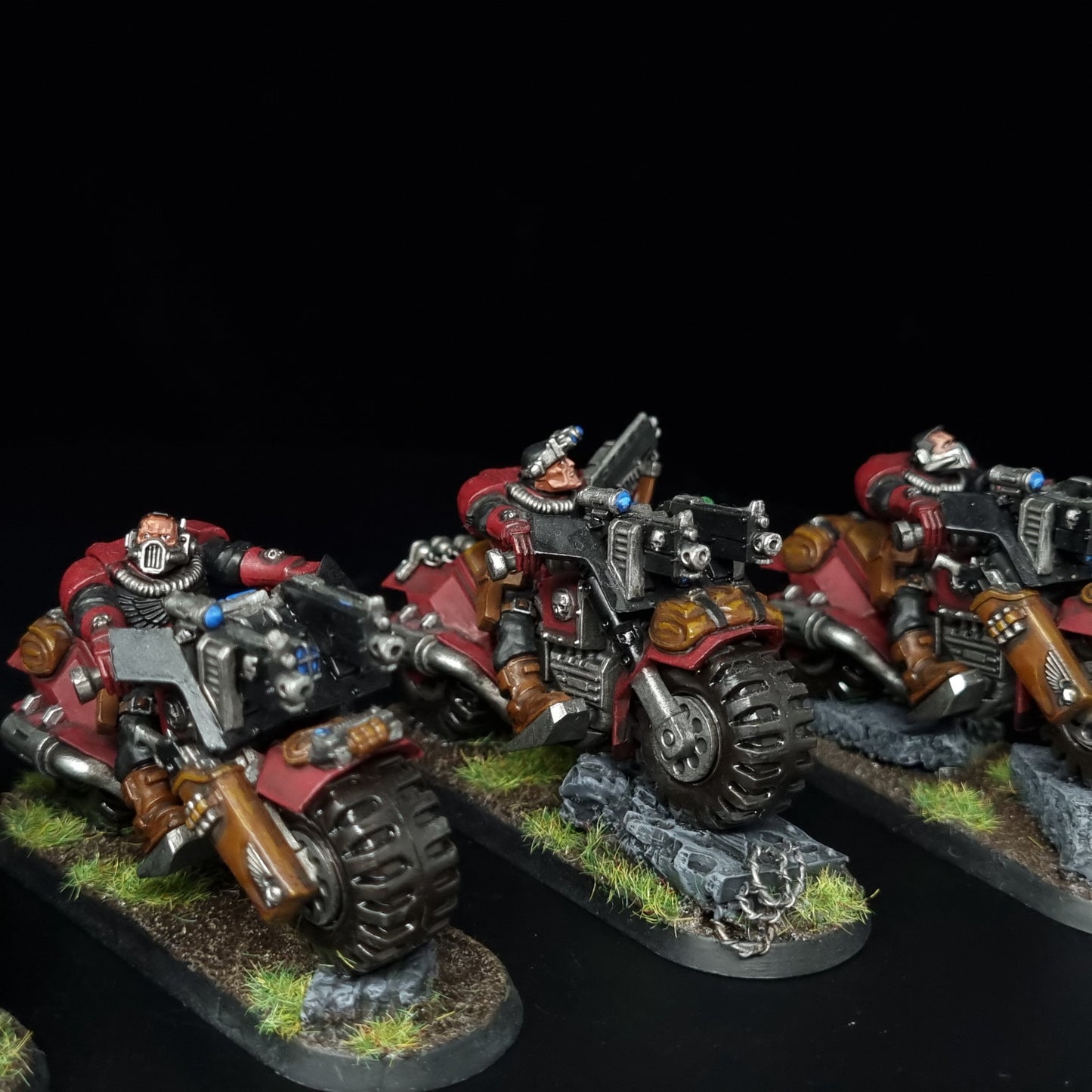 Scout Bikes - Blood Ravens - Space Marines - Warhammer 40k