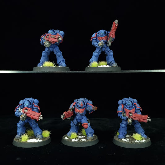 Heavy Intercessors - Crimson Fists - Space Marines - Warhammer 40k