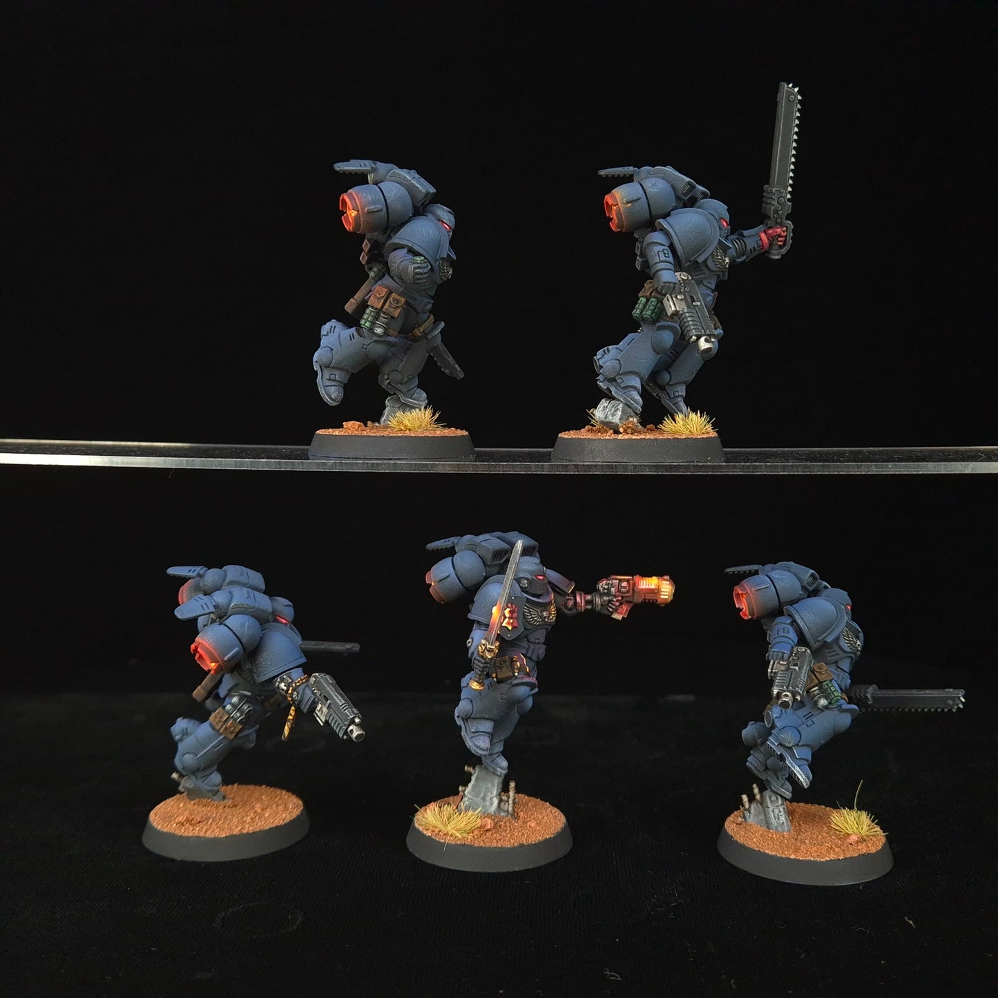 Jump Pack Intercessors - Crimson Fists - Space Marines - Warhammer 40k