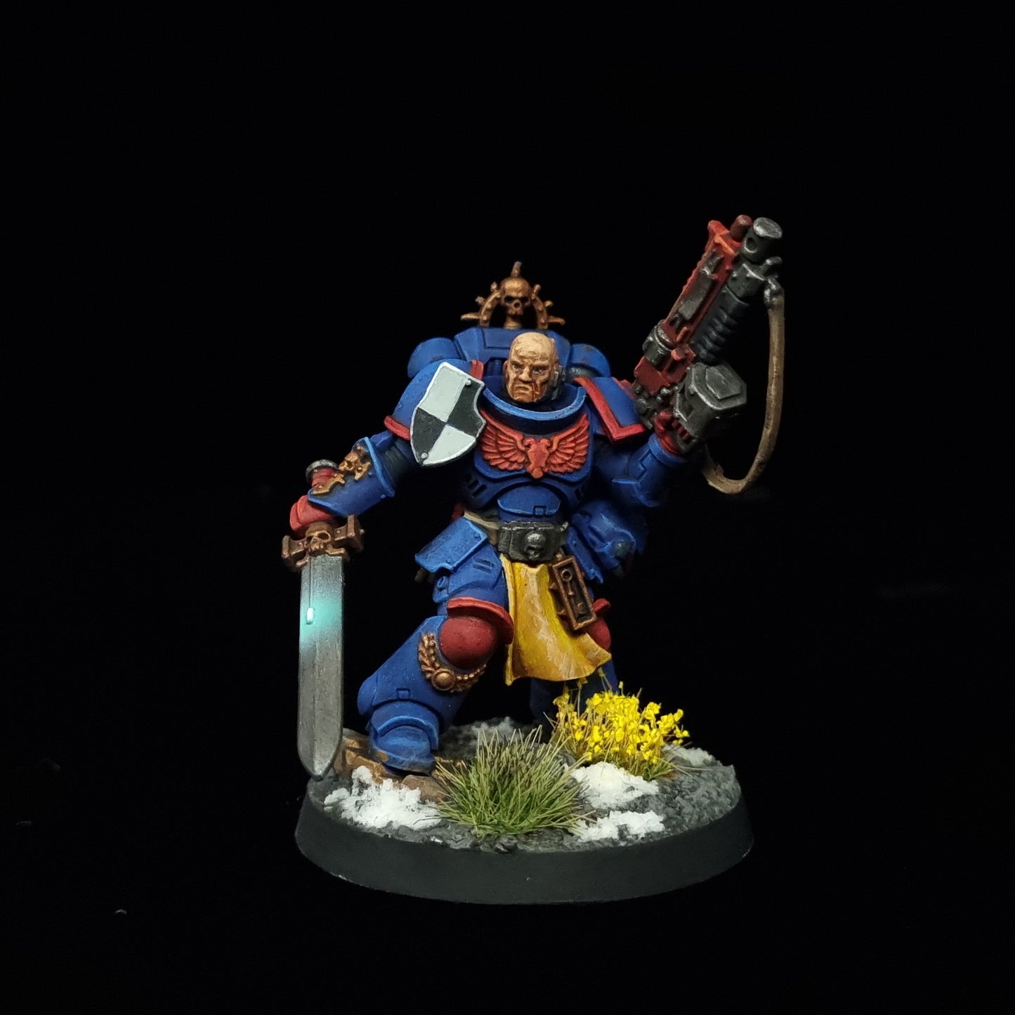 Lieutenant - Crimson Fists - Space Marines - Warhammer 40k