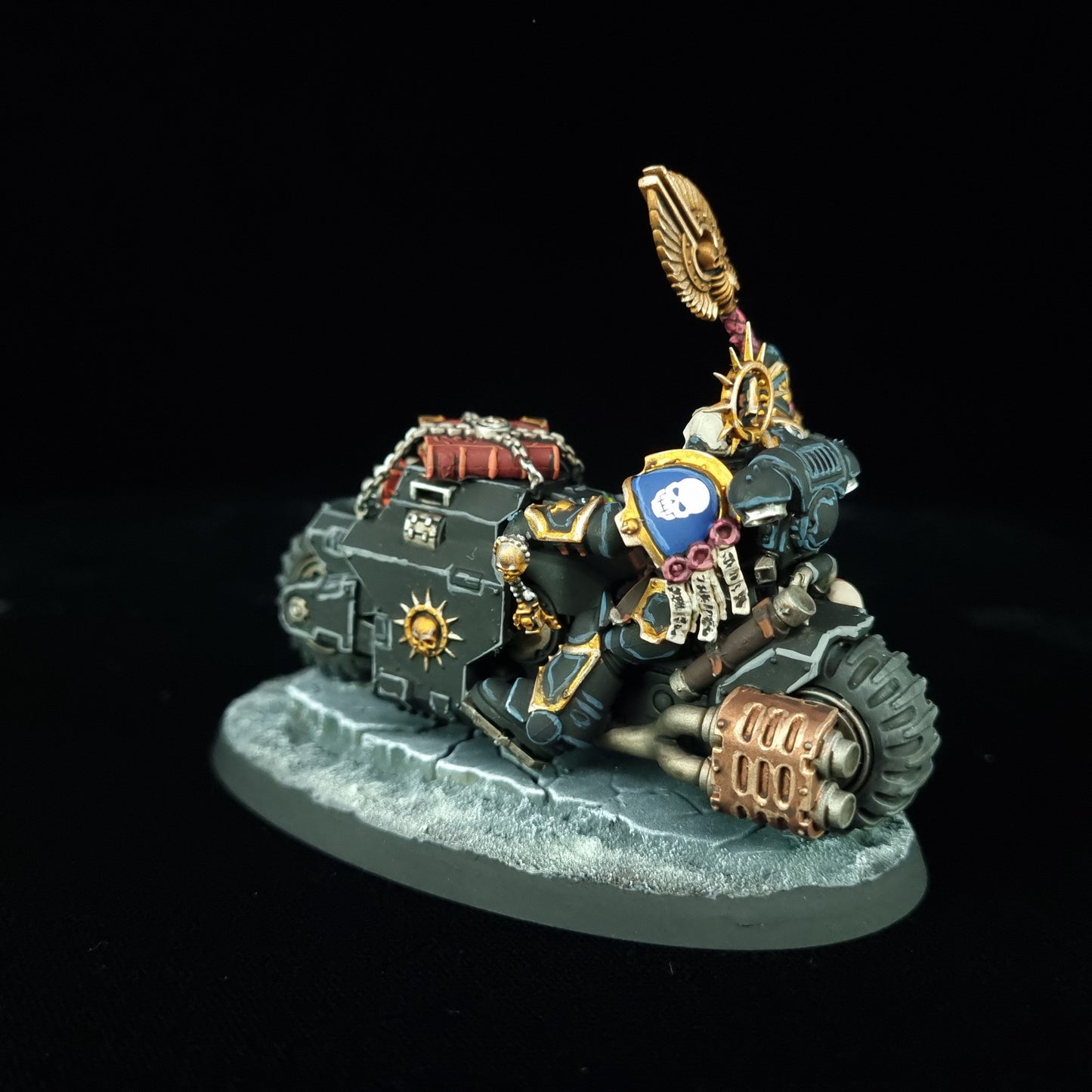 Chaplain on Bike - Ultramarines - Space Marines - Warhammer 40k