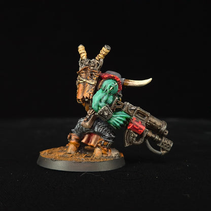 Warboss with Attack Squig - Evil Sunz - Orks - Warhammer 40k