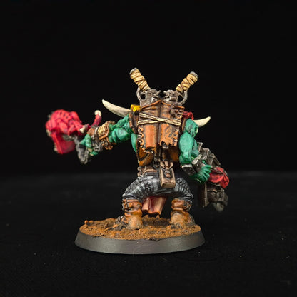 Warboss with Attack Squig - Evil Sunz - Orks - Warhammer 40k