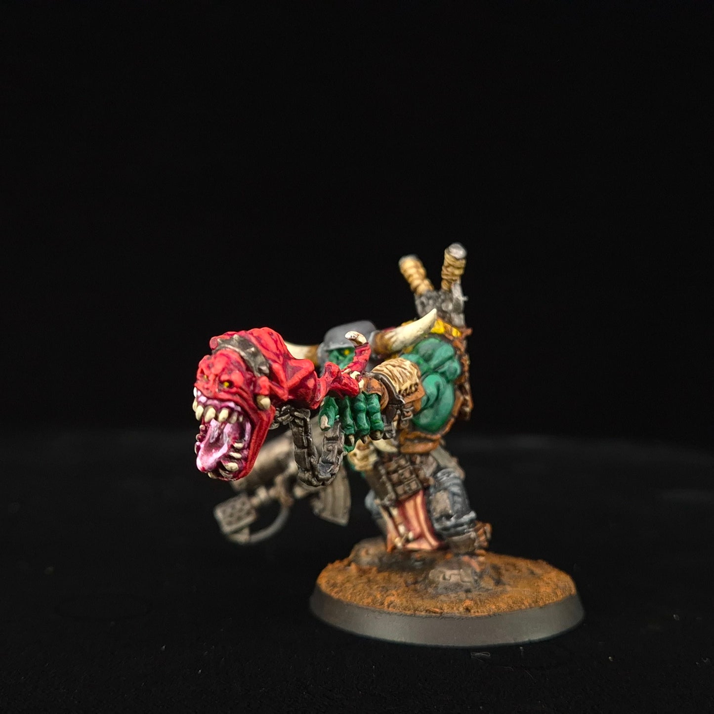 Warboss with Attack Squig - Evil Sunz - Orks - Warhammer 40k