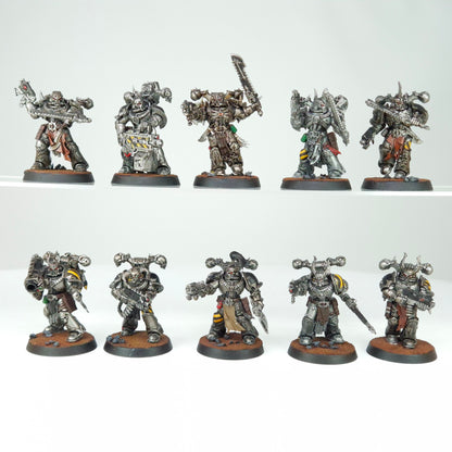 Legionnaires - Iron Warriors - Chaos Space Marines - Warhammer 40k