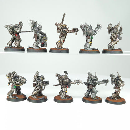 Legionnaires - Iron Warriors - Chaos Space Marines - Warhammer 40k