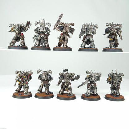 Legionnaires - Iron Warriors - Chaos Space Marines - Warhammer 40k