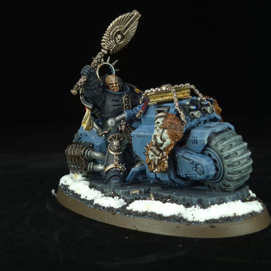 Chaplain on Bike - Space Wolves - Space Marines - Warhammer 40k